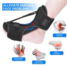 Night Splints Plantar Fasciitis Pain Relief Adjustable Foot Drop Ankle Brace USA