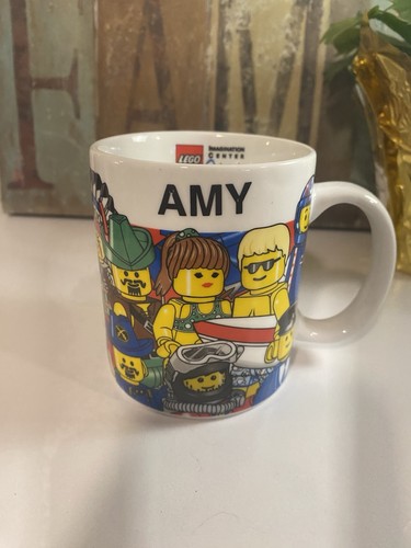 LEGO Personalized Mug “AMY” Imagination Center Orlando mini figures - Picture 1 of 4