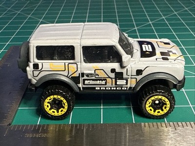 2020 Hot Wheels '21 Ford Bronco Gray HW Hot Trucks Diecast Toy Car