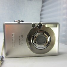 Canon Digital Camera IXUS 50 PowerShot SD400 5.0MP Silver Tested Full Set