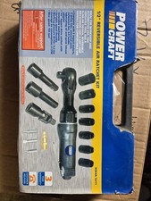 Power craft 1/2" reversible air ratchet and kit
