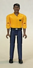 Bruder bWorld 02467 Cat Mini Excavator Replacement Worker 4.25" Action Figure