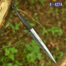 Fairbairn Sykes British Army Commando Knife Double Edge Blade WWII Era Knives