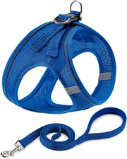 Dog Harness with Leash Set, No Pull Adjustable Reflective Step-In Puppy Pet Vest