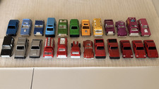  25 Tootsietoy Vintage Diecast Car Lot - Plastic - Made in USA