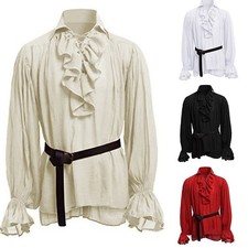 Classic Gothic Shirt With Medieval Victorian Charm Perfect For Any Occasion 