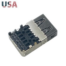 1Pc Hi-Speed USB Port Socket Without Wings For Xbox Series S Console Replacement