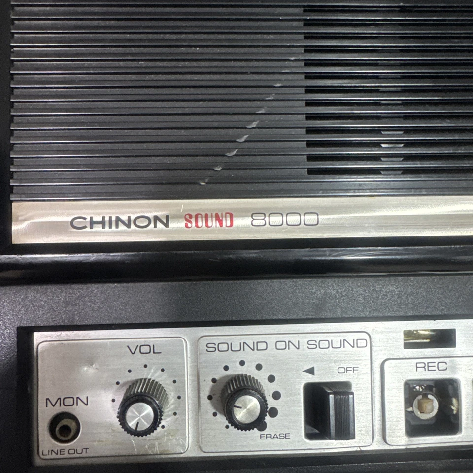 Proiettore Chinon Sound 8000 (super 8) - lampada da sostituire - vintage, raro - Immagine 2 di 4