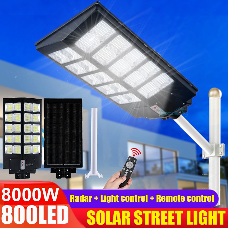 99000000000LM 8000W Watts Commercial Solar Street Light Park