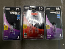 Xenon Bulbs G8 Bi-pin Base 120v 20w 75w Lot Of 4 New Nip