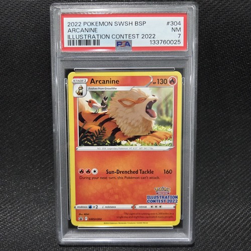 Arcanine graded PSA 7 for sale on eBay