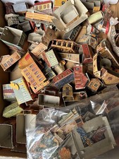 Vintage Cereal Box Lone Ranger Frontier Town Cardboard Buildings Over 60 Pieces