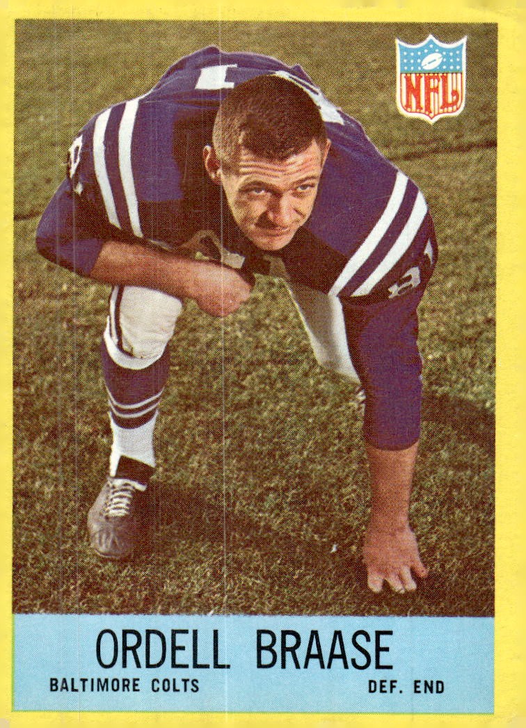 1967 Philadelphia #16 Ordell Braase