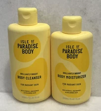 Isle Of Paradise Body Brilliantly Bright Body Cleanser & Moisturizer