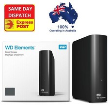 Western Digital WD Elements 24TB 22TB 20TB 18TB 16TB USB 3.0 External Hard Drive