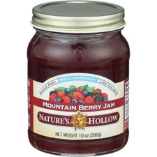 Natures Hollow Sugar Free Mountain Berry Jam (Pack of 6)