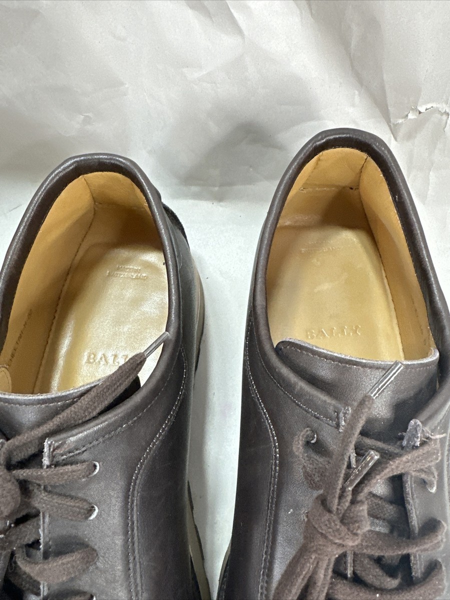Bally Cheetah Green Leather Casual Sneaker Oxford Shoes Lace up Men\'s Size 10 D Bally Cheetah Green Leather Casual Sneaker Oxford Shoes Lace  main image 4