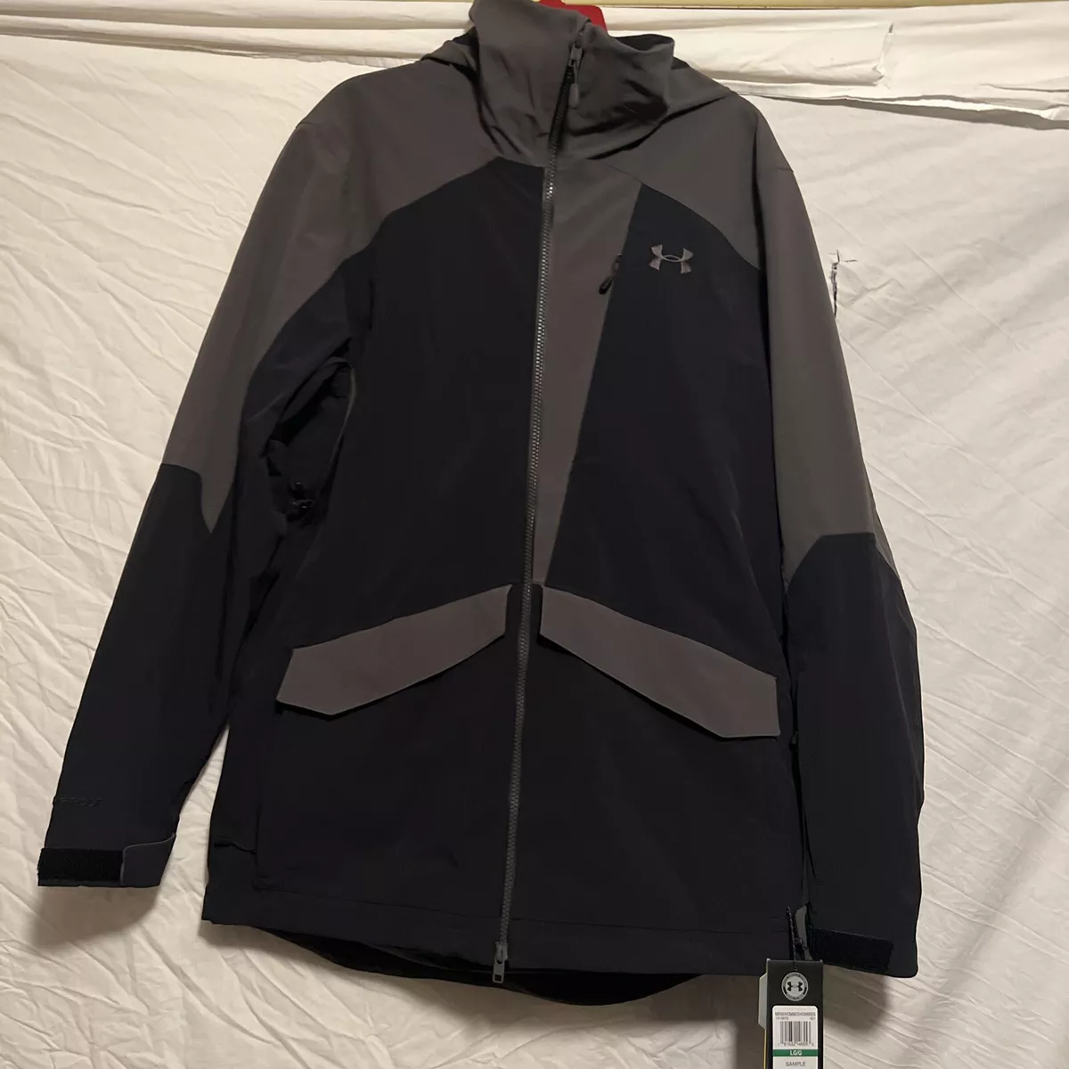 Under Armour Storm Boundless Jacket Black Snowboard 1315979 001 Men s L