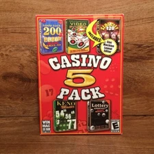 Game Mill Publishing: Casino 5 Pack - PC CD-ROM Windows/Mac - Pre-Owned