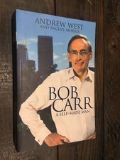 BOB CARR (SIGNED) ~ a Self-Made Man ~ by Rachel Morris, Andrew West PB VGC 1st