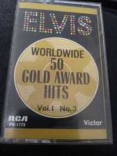 Vol. 1-Gold Award Hits No. 3 by Elvis Presley Cassette, 1990 
