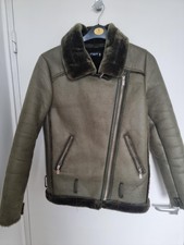 L'olive Verte L.b.c Faux Leather Jacket