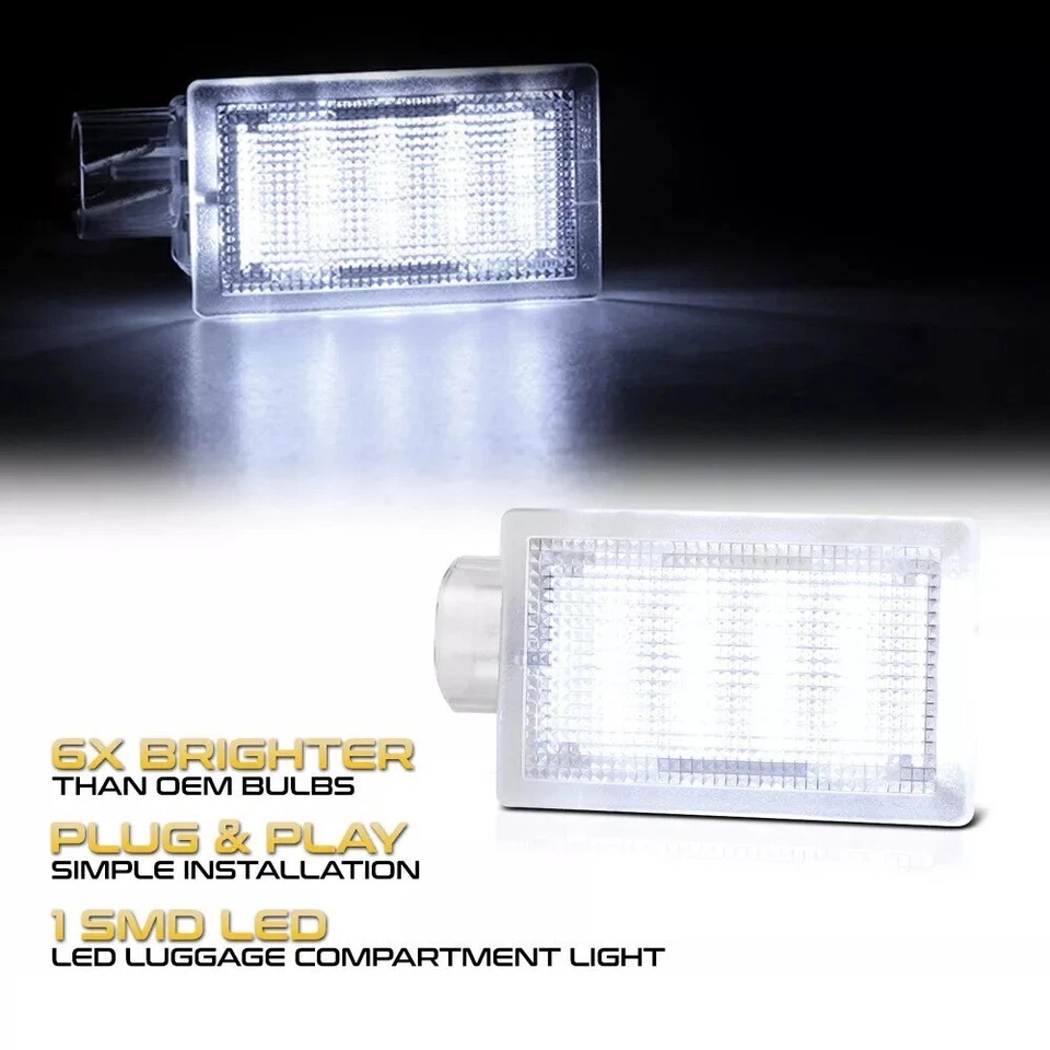 Conjunto de luz trasera para maletero LED lateral derecho derecho blanco puro para 05-14 Mustang Edge MKX Foto 2 de 4