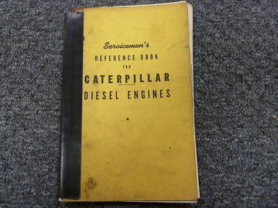 Caterpillar Cat Servicemen's Reference Book Diesel Engine Service ...