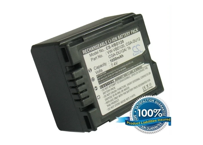 4X CGADU07 Battery For PANASONIC NVGS120 GS140 GS10 GS21, 54 OFF