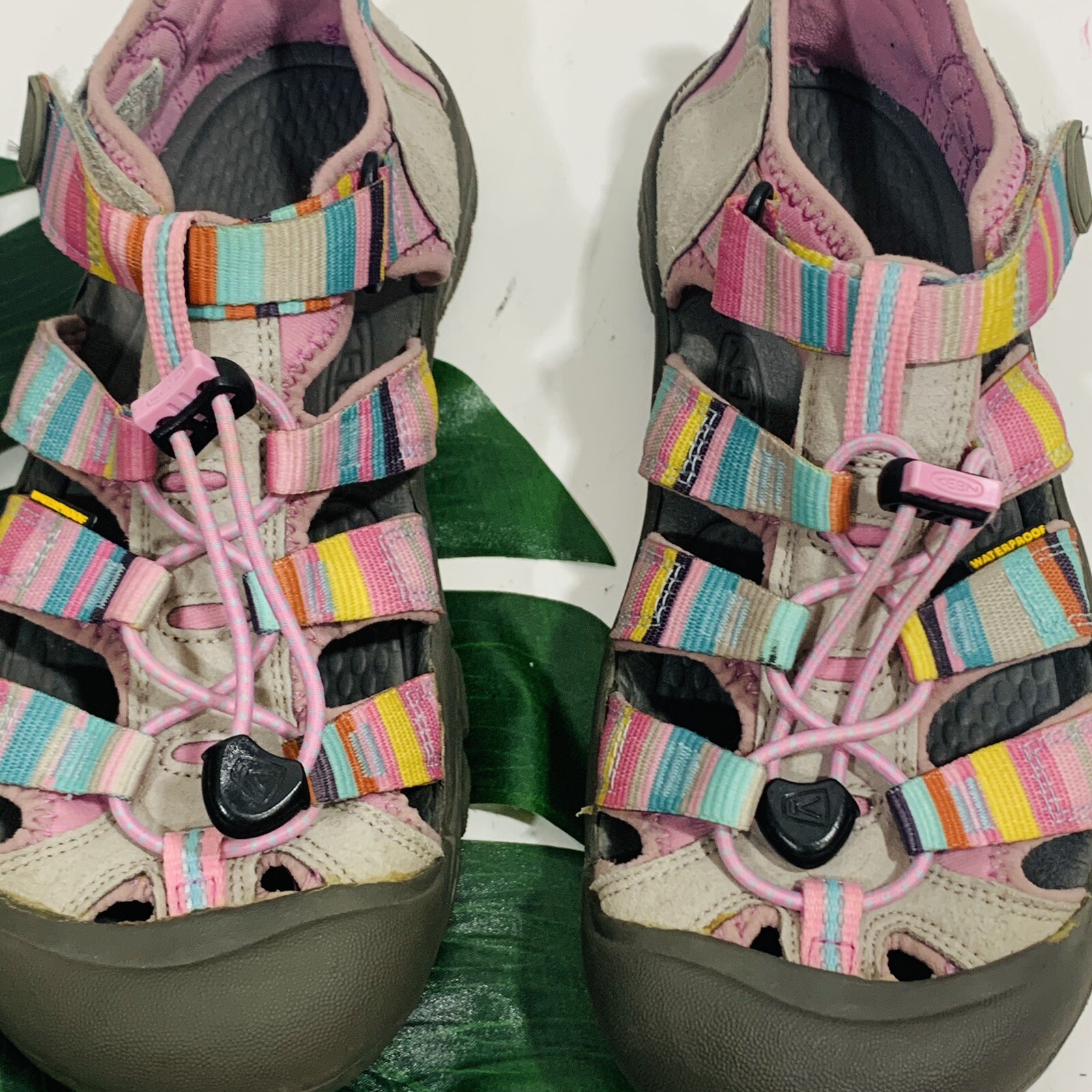 Scarpe sandali KEEN colorate impermeabili naturali da trekking Bunjee taglia 5 donna