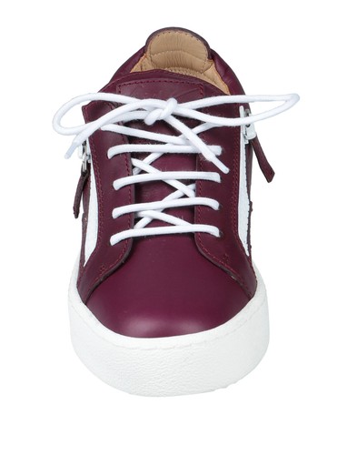 RRP€560 GIUSEPPE ZANOTTI Leather Sneakers US9.5 UK6.5 EU39.5 Two Tone Logo - Picture 5 of 8