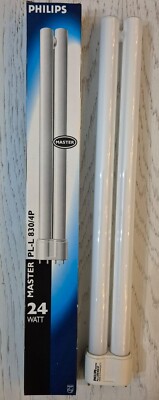 Philips Master PL-L 24W 830 4P 2G11 Kompaktleuchtstofflampe warm weiß white