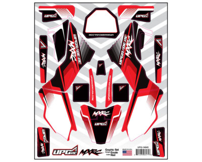 UpGrade RC Aufkleber für Losi Promoto MX rot UPG-14045 