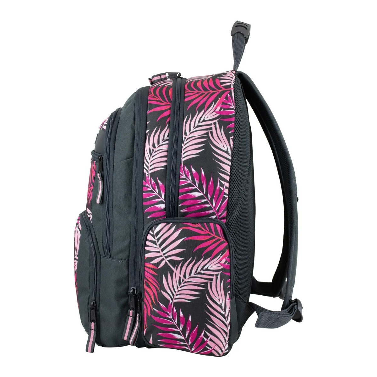 Eastsport Recycled Expandable Raptor Backpack Pink Palm