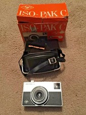Vintage AGFA 2510/108 ISO-PAK C 35mm Camera  6182 w/ Hard Case Made in Germany