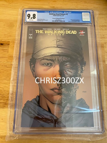 The Walking Dead Deluxe 2 CGC 9.8 Color Gold Foil Cover Comic Vault Skybound 2ND