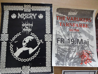 Misery, Varukers, Extinction of Mankind, Tarnfarbe, Toxic Bonkers, Tolshock