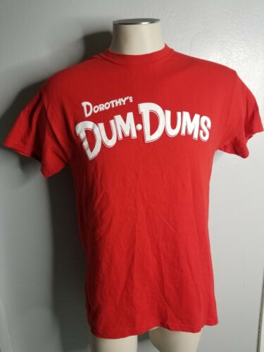 Mens M Dum Dums Lollipop Double Sided T-Shirt Dre… - image 1