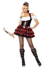 1 PC. Ladies Shipwreck Pirate Costume Dress