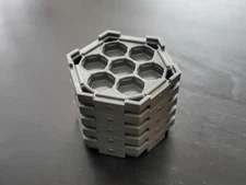 HEX Tracker 5 Pack Magnetic Board Game Organizer Catan Accessory