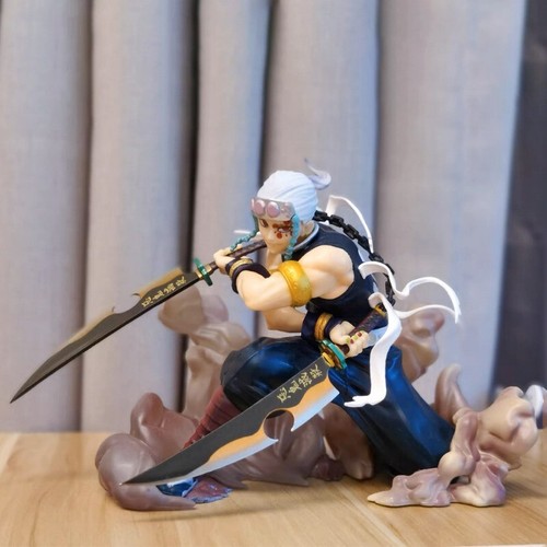 Anime Demon Slayer Corps Uzui Tengen Figure PVC Model Toys Collectible Gift 14cm - Picture 14 of 14