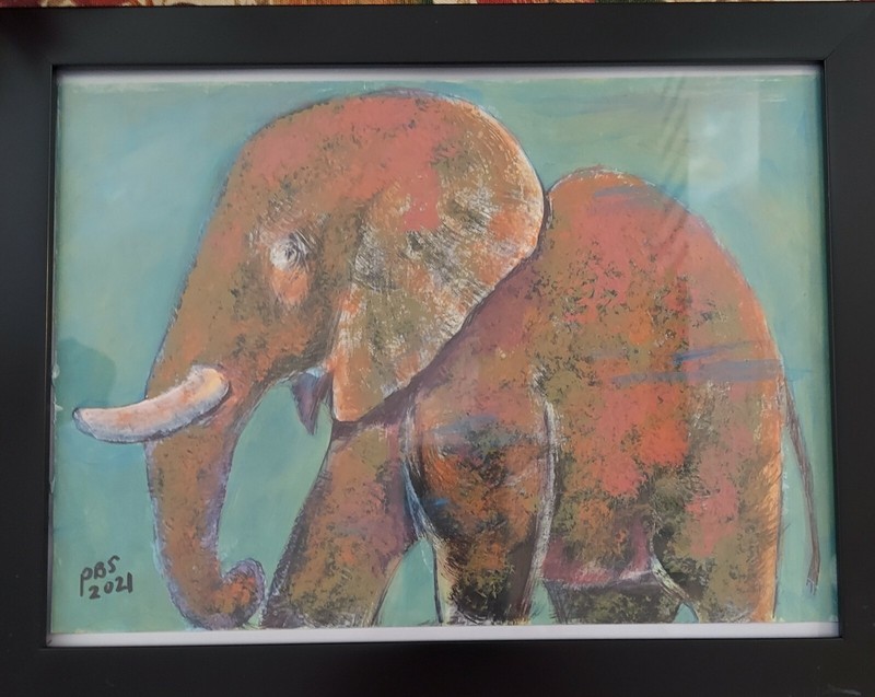 ART WORK BY PAUL BOKVEL SMIT ORIGINAL SIGNED SOUTH AFRICAN MUD DANCE NEW 2021