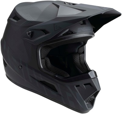 Answer AR1 V2 Bold Youth MX Offroad Helmet Black/Dark Gray
