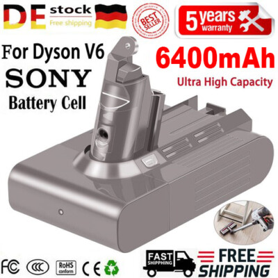 Für Dy son V6 SV10 6400mAh Original Akku Absolute Pro Animal Fluffy Sony Cell