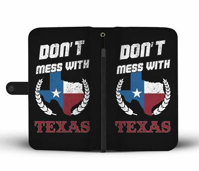 Texas State Flag Phone Wallet Case, Gift Idea iPhone Samsung LG Huawei LG Xiaomi