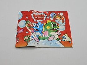 Bubble Bobble (Nintendo NES, 1988) Cib W/ Manual & Insert! Tested & Clean!