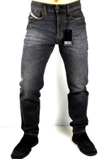 Diesel $275 Men's D-Fining Regular Fit Mid Waist Tapered Leg Jeans - R9E46