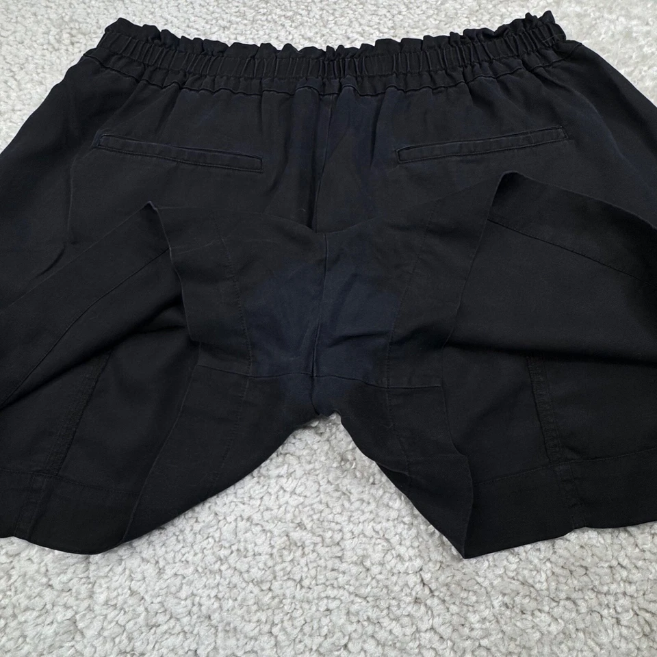 Bolsa de papel negra Elizabeth And James cintura alta corta para mujer XL Foto 4 de 4