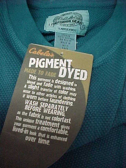 DAKOTA PRAIRIE HOLIDAYS Men Long Sleeve Pullover Shirt L Cabela Outdoor New Tag - Image 4 of 4