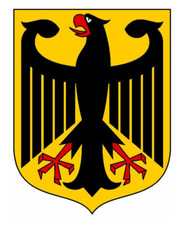 5" coat of arms germany bumper sticker decal usa made